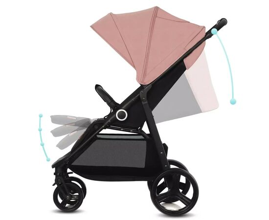 Коляска Kinderkraft Grande Plus Pink (KSGRAN00PNK0000) (5902533919307), изображение 6 Коляска Kinderkraft Grande Plus Pink (KSGRAN00PNK0000) (5902533919307), изображение 6