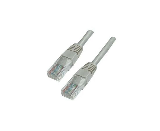 Патч-корд 0.5м, UTP, cat.5e, CU, 24AWG, grey Kingda (KD-PAUT3050GY)