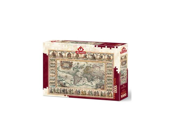 Пазл ART PUZZLE Древняя карта мира, 1000 элементов (4584)