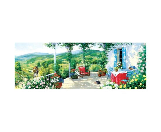 Пазл ART PUZZLE Гость на веранде (панорама), 1000 элементов (5349), изображение 2 Пазл ART PUZZLE Гость на веранде (панорама), 1000 элементов (5349), изображение 2