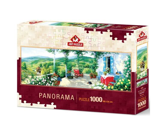 Пазл ART PUZZLE Гость на веранде (панорама), 1000 элементов (5349)