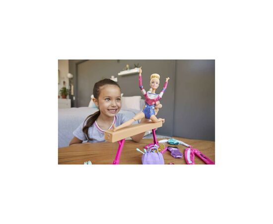 Лялька Barbie Гімнастка (GJM72), зображення 6 Лялька Barbie Гімнастка (GJM72), зображення 6