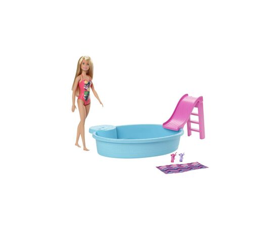 Лялька Barbie Розваги біля басейну (GHL91), зображення 2 Лялька Barbie Розваги біля басейну (GHL91), зображення 2