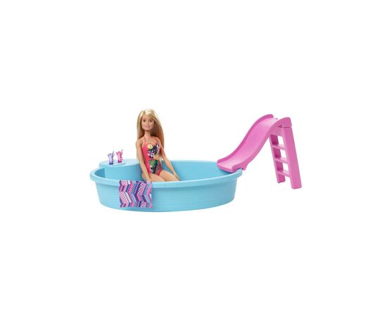 Лялька Barbie Розваги біля басейну (GHL91), зображення 3 Лялька Barbie Розваги біля басейну (GHL91), зображення 3