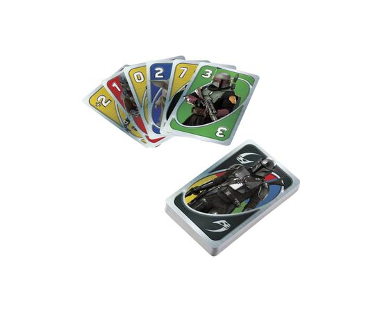 Настольная игра UNO Мандолорец (HJR23), изображение 2 Настольная игра UNO Мандолорец (HJR23), изображение 2