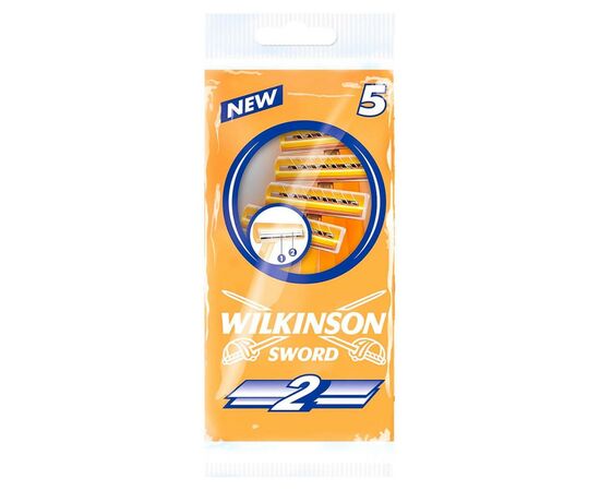 Бритва Wilkinson Sword одноразовая 2 лезвия 5 шт. (4027800018802)