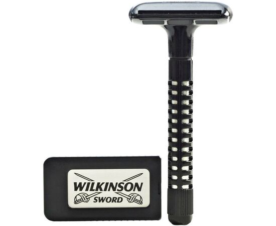 Бритва Wilkinson Sword Classic Double Edge Razor + 5 змінних лез (4027800015504), зображення 6 Бритва Wilkinson Sword Classic Double Edge Razor + 5 змінних лез (4027800015504), зображення 6