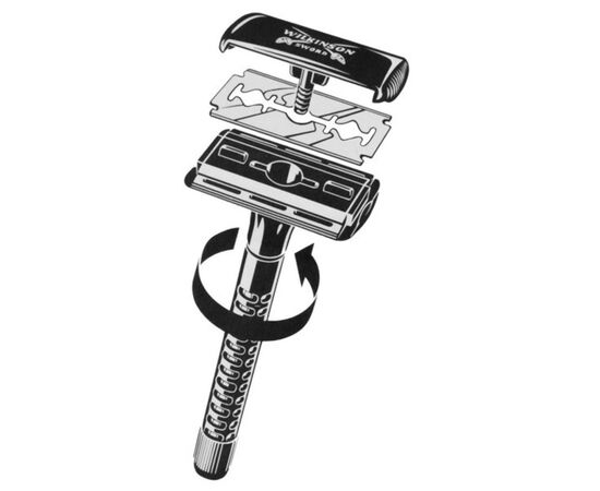 Бритва Wilkinson Sword Classic Double Edge Razor + 5 змінних лез (4027800015504), зображення 7 Бритва Wilkinson Sword Classic Double Edge Razor + 5 змінних лез (4027800015504), зображення 7