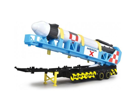 Спецтехніка Dickie Toys Вантажівка Мак Космічна місія з причепом та ракетою, зі звук. та світл. ефектами, 41 см (3747010), зображення 3 Спецтехніка Dickie Toys Вантажівка Мак Космічна місія з причепом та ракетою, зі звук. та світл. ефектами, 41 см (3747010), зображення 3