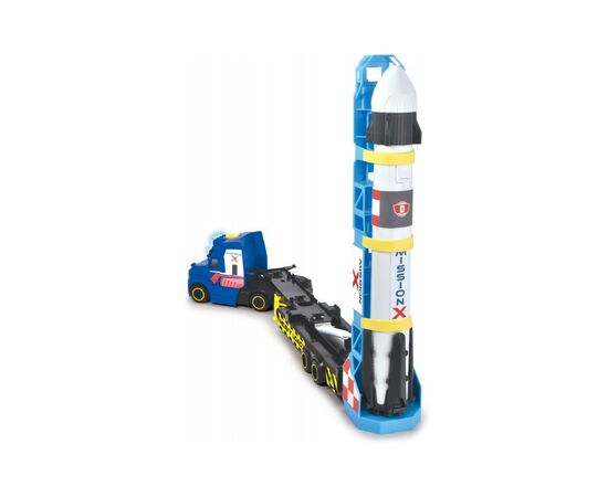 Спецтехніка Dickie Toys Вантажівка Мак Космічна місія з причепом та ракетою, зі звук. та світл. ефектами, 41 см (3747010), зображення 6 Спецтехніка Dickie Toys Вантажівка Мак Космічна місія з причепом та ракетою, зі звук. та світл. ефектами, 41 см (3747010), зображення 6