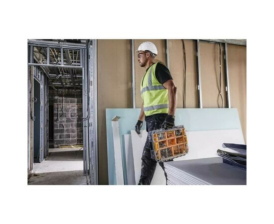 Ящик для инструментов DeWALT TSTAK, прозрачная крышка, 10 чашек, IP54 (DWST82968-1), изображение 5 Ящик для инструментов DeWALT TSTAK, прозрачная крышка, 10 чашек, IP54 (DWST82968-1), изображение 5