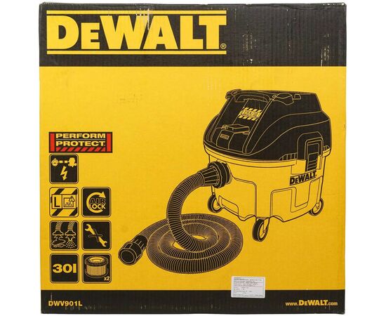 Пылесос строительный DeWALT DWV901L, изображение 8 Пылесос строительный DeWALT DWV901L, изображение 8