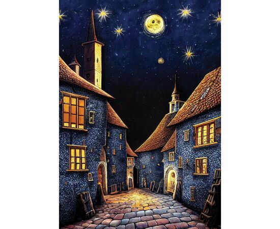 Пазл ART PUZZLE Средневековая ночь в отеле, 500 элементов (5102), изображение 2