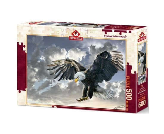 Пазл ART PUZZLE Чорно-білий (Білоголовий орлан), 500 елементів (4167)