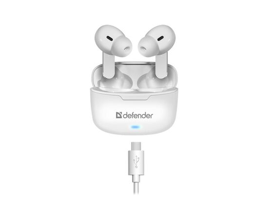 Наушники Defender Twins 903 TWS White (63903), изображение 7
