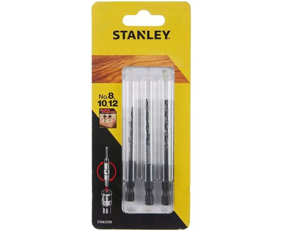 Набор сверл Stanley пилотных FLIP&DRIVE 2.38, 2.78, 3.18 мм (STA62509)