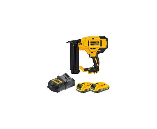 Гвоздезабиватель DeWALT 18В, диаметр/длина гвоздя 1.25/54 мм, 2 АКБ, ЗУ, кейс (DCN680D2), изображение 3 Гвоздезабиватель DeWALT 18В, диаметр/длина гвоздя 1.25/54 мм, 2 АКБ, ЗУ, кейс (DCN680D2), изображение 3