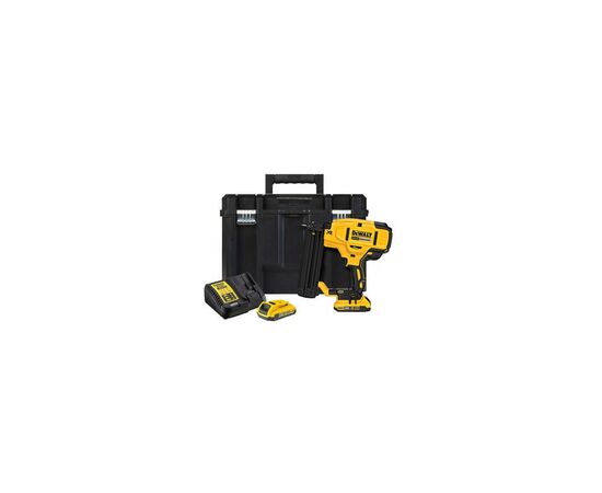 Цвяхозабивач DeWALT 18В, діаметр/довжина цвяха 1.6/63 мм, 2 АКБ, ЗП, кейс (DCN680D2)