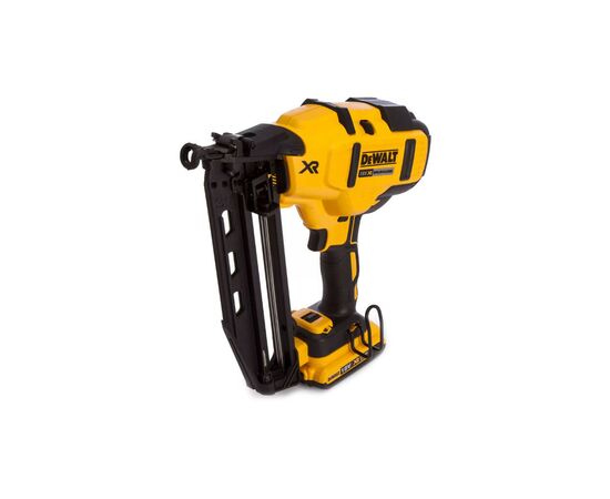 Гвоздезабиватель DeWALT 18В, диаметр/длина гвоздя 1.6/63 мм, 2 АКБ, ЗУ, кейс (DCN660D2), изображение 2 Гвоздезабиватель DeWALT 18В, диаметр/длина гвоздя 1.6/63 мм, 2 АКБ, ЗУ, кейс (DCN660D2), изображение 2