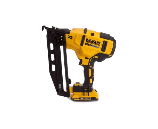 Гвоздезабиватель DeWALT 18В, диаметр/длина гвоздя 1.6/63 мм, 2 АКБ, ЗУ, кейс (DCN660D2), изображение 3 Гвоздезабиватель DeWALT 18В, диаметр/длина гвоздя 1.6/63 мм, 2 АКБ, ЗУ, кейс (DCN660D2), изображение 3