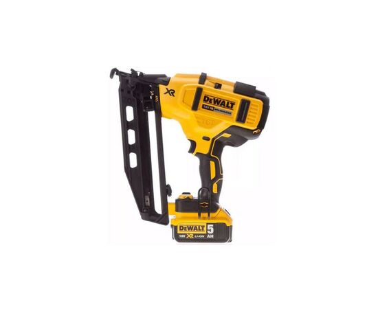 Гвоздезабиватель DeWALT 18В, диаметр/длина гвоздя 1.6/63 мм, 2 АКБ, ЗУ, кейс (DCN660P2), изображение 3 Гвоздезабиватель DeWALT 18В, диаметр/длина гвоздя 1.6/63 мм, 2 АКБ, ЗУ, кейс (DCN660P2), изображение 3