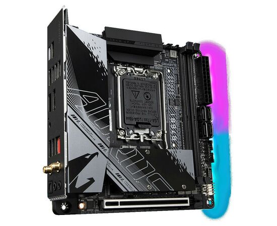 Материнская плата GIGABYTE B760I AORUS PRO DDR4, изображение 3 Материнская плата GIGABYTE B760I AORUS PRO DDR4, изображение 3