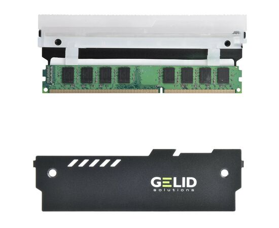 Охолодження для пам'яті Gelid Solutions Lumen RGB RAM Memory Cooling Black (GZ-RGB-01), зображення 3 Охолодження для пам'яті Gelid Solutions Lumen RGB RAM Memory Cooling Black (GZ-RGB-01), зображення 3