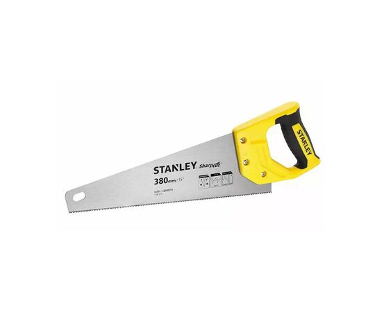 Ножовка Stanley SHARPCUT с закаленными зубьями, L=380мм, 11 tpi. (STHT20369-1), изображение 2 Ножовка Stanley SHARPCUT с закаленными зубьями, L=380мм, 11 tpi. (STHT20369-1), изображение 2