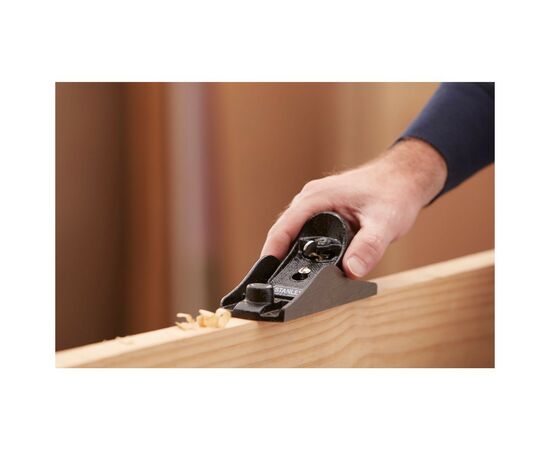 Рубанок Stanley торцевой с регулировкой лезвия, длина 178 мм, ширина ножа 40 мм (1-12-220), изображение 5