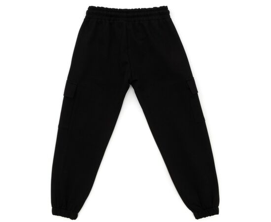 Штаны детские A-Yugi спортивные с карманами (7143.03-128B-black), изображение 2 Штаны детские A-Yugi спортивные с карманами (7143.03-128B-black), изображение 2