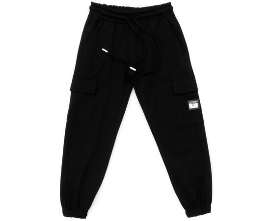 Штаны детские A-Yugi спортивные с карманами (7143.03-152B-black)