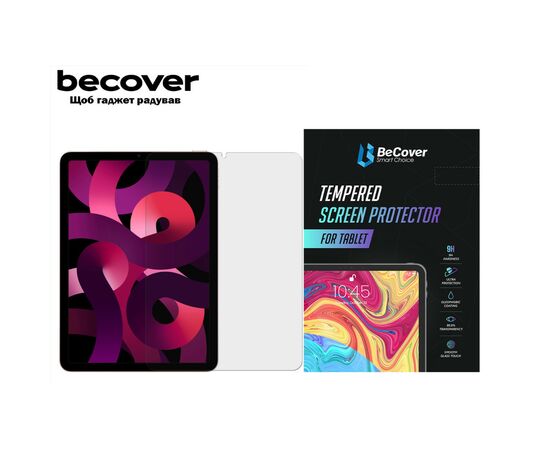 Скло захисне BeCover Apple iPad Air 5 (2022) 10.9" (708912), зображення 3 Скло захисне BeCover Apple iPad Air 5 (2022) 10.9" (708912), зображення 3