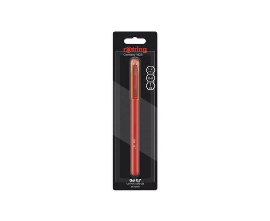 Ручка гелевая Rotring Drawing ROTRING GEL Red GEL 0,7 блистер (R2115362R)