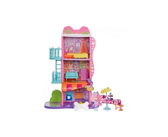 Игровой набор Enchantimals Таунхауз з кафе (HHC18), изображение 2 Игровой набор Enchantimals Таунхауз з кафе (HHC18), изображение 2