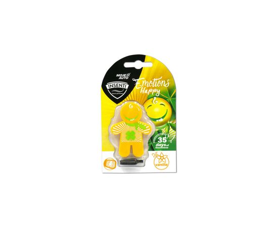 Ароматизатор для автомобіля MOJE AUTO Insenti Emotion Happy Vanilla 8мл (15-572)