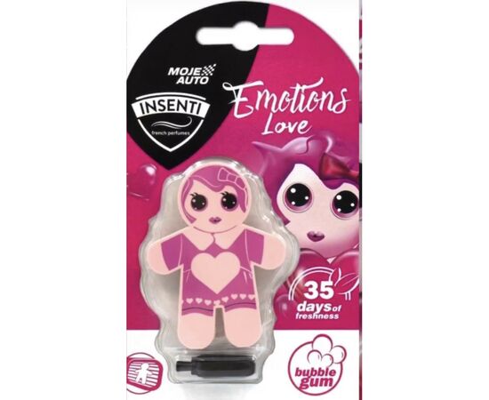 Ароматизатор для автомобиля MOJE AUTO Insenti Emotion Love Bubble Gum 8мл (15-574)