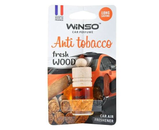 Ароматизатор для автомобиля WINSO Fresh Wood Anti Tobacco 4,5мл (530290)