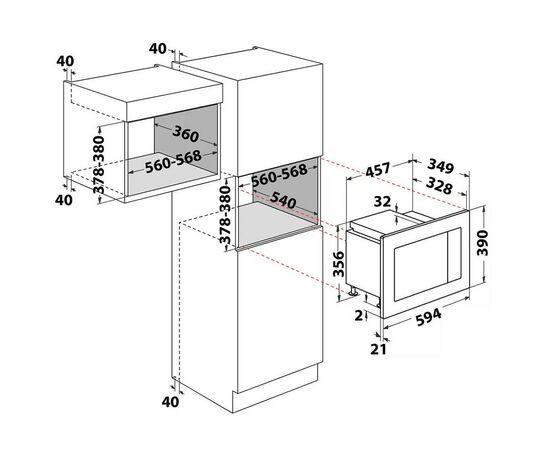 Микроволновая печь Whirlpool WMF200G, изображение 8 Микроволновая печь Whirlpool WMF200G, изображение 8
