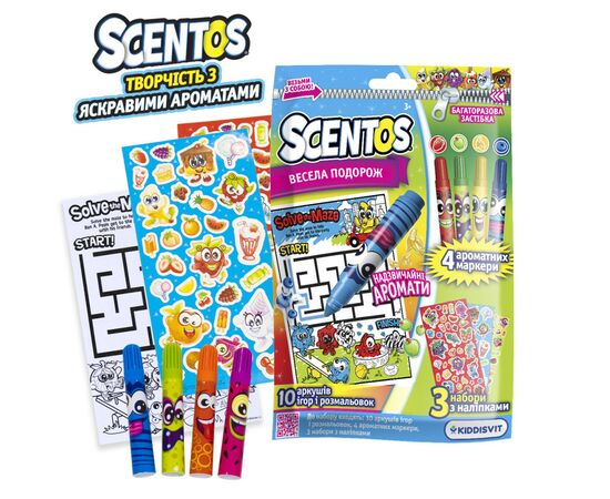 Набор для творчества Scentos Ароматный Возьми с собой Веселое путешествие (43866), изображение 2 Набор для творчества Scentos Ароматный Возьми с собой Веселое путешествие (43866), изображение 2