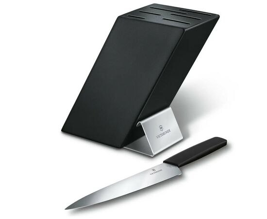 Подставка для ножей Victorinox Swiss Modern Black (7.7086.03), изображение 2 Подставка для ножей Victorinox Swiss Modern Black (7.7086.03), изображение 2
