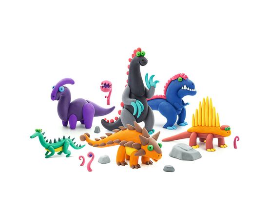Набор для творчества Lipaka Липака – Анкилозавр, паразауролоф, теризинозавр (60034-UA01), изображение 4 Набор для творчества Lipaka Липака – Анкилозавр, паразауролоф, теризинозавр (60034-UA01), изображение 4