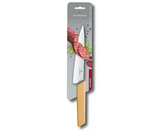 Кухонний ніж Victorinox Swiss Modern Carving 19см Yellow (6.9016.198B)