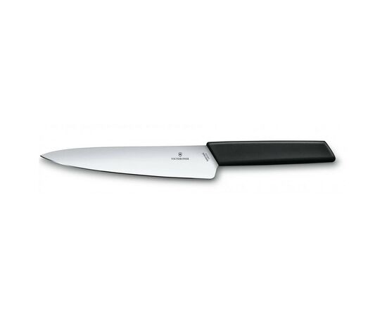 Кухонный нож Victorinox Swiss Modern Carving 19см Black (6.9013.19B), изображение 2 Кухонный нож Victorinox Swiss Modern Carving 19см Black (6.9013.19B), изображение 2