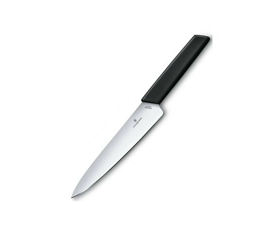 Кухонный нож Victorinox Swiss Modern Carving 19см Black (6.9013.19B), изображение 4 Кухонный нож Victorinox Swiss Modern Carving 19см Black (6.9013.19B), изображение 4