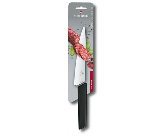 Кухонный нож Victorinox Swiss Modern Carving 19см Black (6.9013.19B)