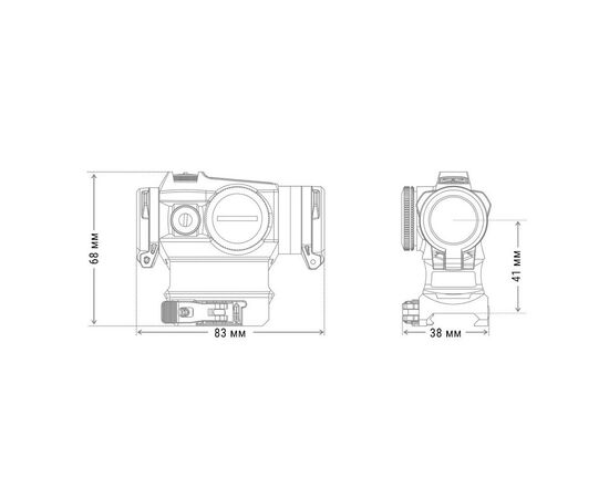 Приціл Holosun HE515GM-GR (747020), зображення 7 Приціл Holosun HE515GM-GR (747020), зображення 7