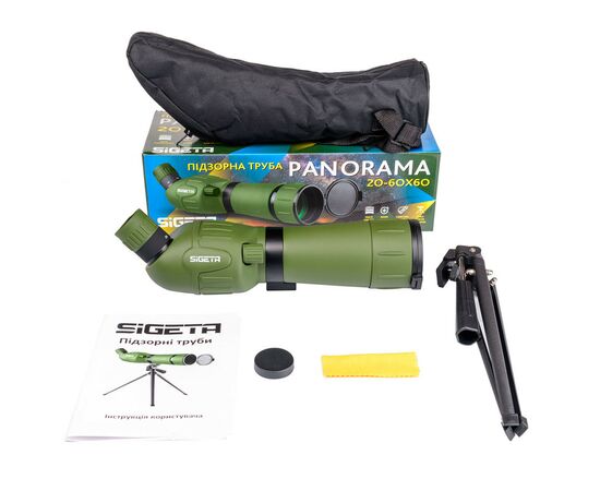 Подзорная труба Sigeta Panorama 20-60x60 (65721), изображение 5 Подзорная труба Sigeta Panorama 20-60x60 (65721), изображение 5