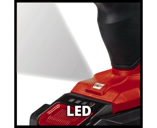 Шуруповерт Einhell TE-CD 18/2 Li +39, 1x2,5 Ah, PXC, 18В, 2.5 Ач, набор бит и сверл, кейс (4514219), изображение 6 Шуруповерт Einhell TE-CD 18/2 Li +39, 1x2,5 Ah, PXC, 18В, 2.5 Ач, набор бит и сверл, кейс (4514219), изображение 6