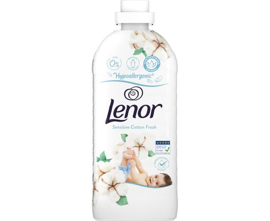 Кондиционер для белья Lenor Для чувствительной кожи Свежесть хлопка 1200 мл (8006540889619)