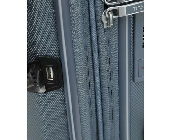 Чемодан Titan Xenon 19 Bluestone S exp USB (Ti849403-25), изображение 9 Чемодан Titan Xenon 19 Bluestone S exp USB (Ti849403-25), изображение 9
